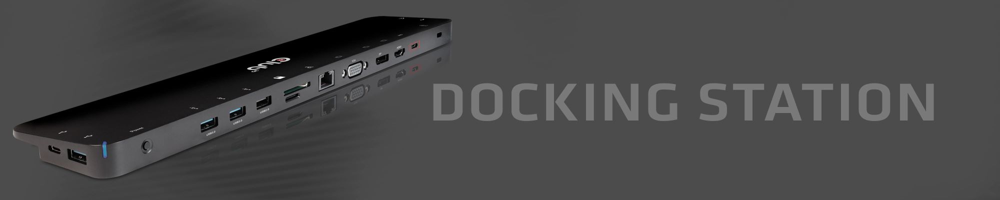 USB3.2 Gen1 UHD 4K Docking Station DisplayLink® Certified