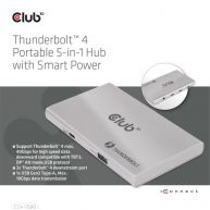 Concentrador portátil 5 en 1 Thunderbolt 4 con Smart Power