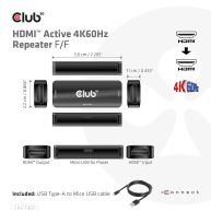 HDMI Aktiver 4K60Hz Repeater B/B